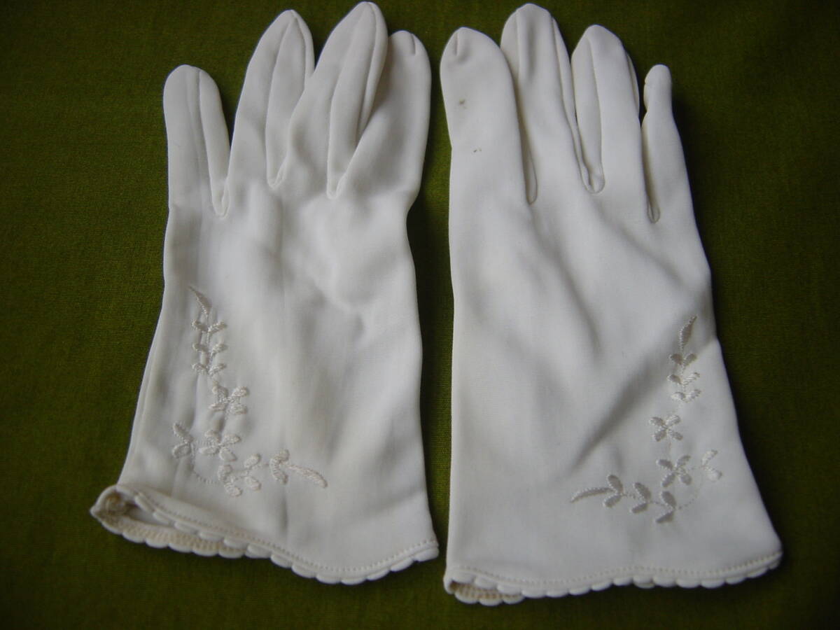 手袋　3双セット　夏用　メッシュ　白　訳あり　未使用　長期自宅保管品