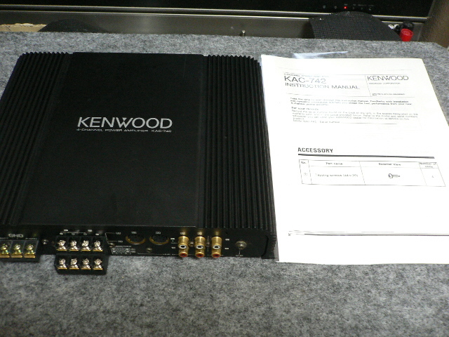 KENWOOD ケンウッド KAC-742 4ch パワーアンプ 部品交換済みの画像10