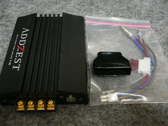 ADDZEST Addzest A-90 2ch small size power amplifier parts have been changed .