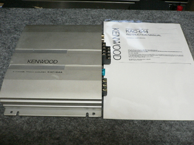 KENWOOD ケンウッド KAC-644 4ch パワーアンプ 部品交換済み_画像10