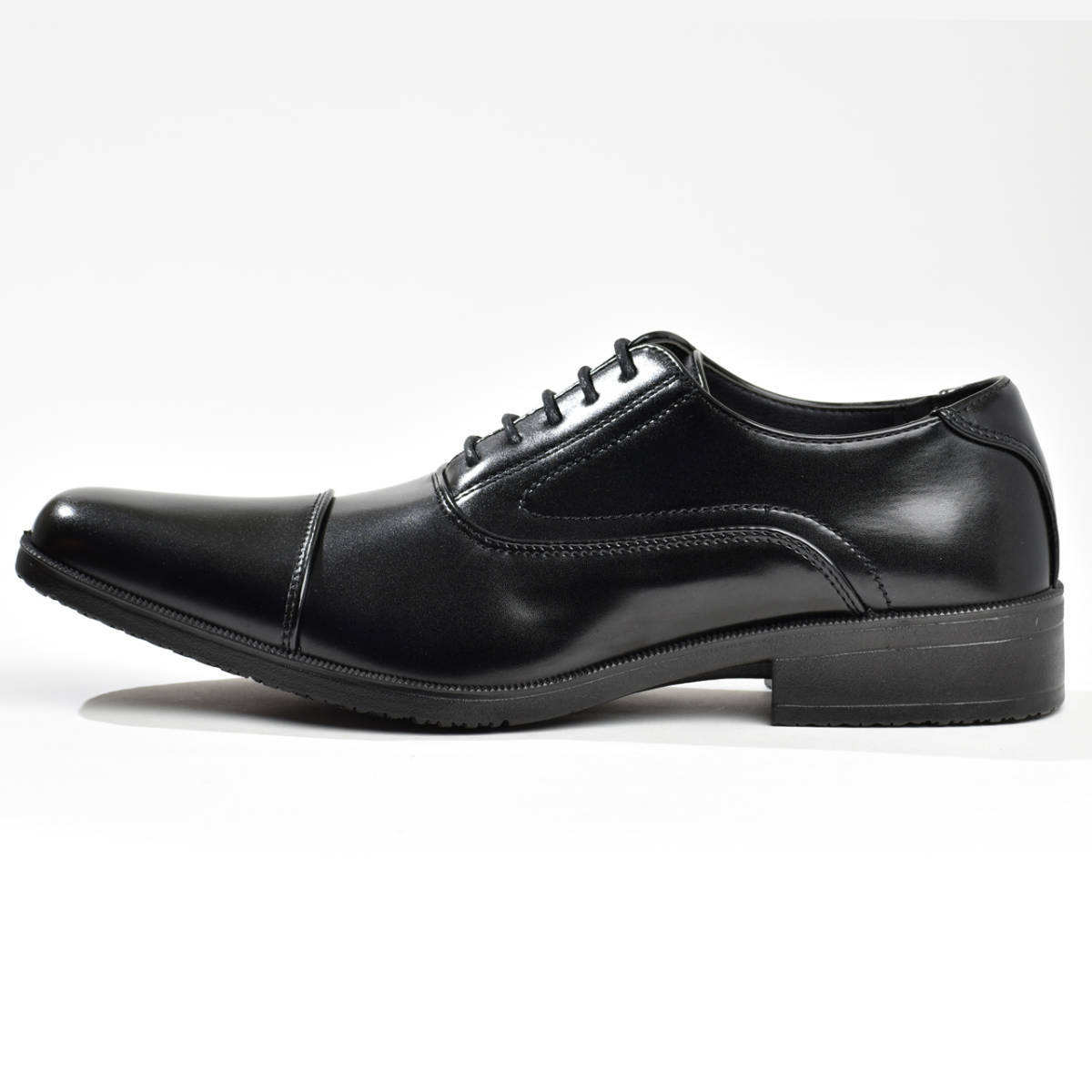 ビジネスシューズ 28.0cm メンズ ストレートチップ 黒 靴 革靴 新品 紳士靴 冠婚葬祭 結婚式 卒業式_画像3