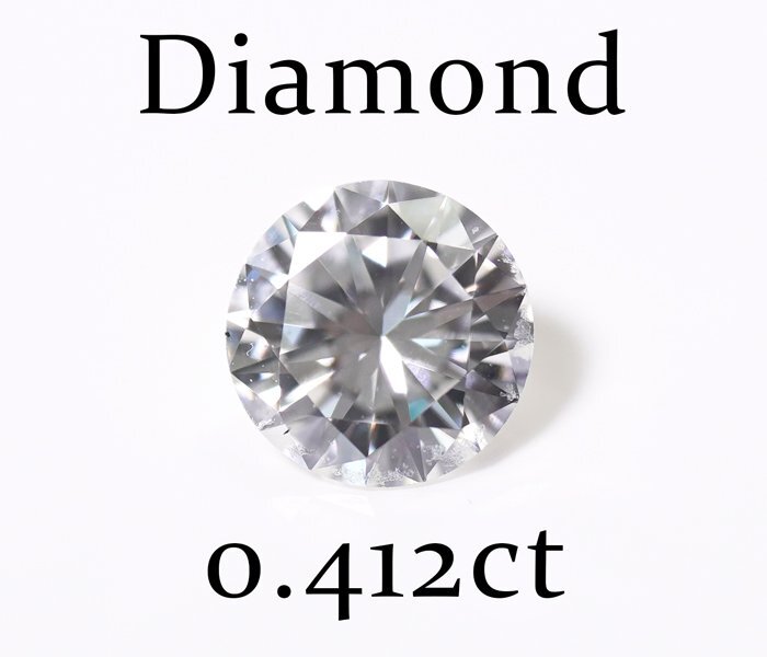 W-57* loose diamond 0.412ct(H/VS-1/VERYGOOD) Japan gem science association so-ting attaching 