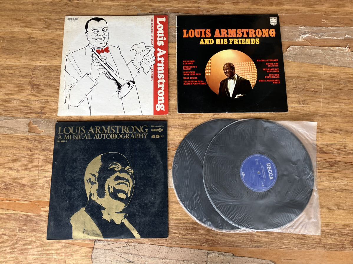 全て サッチモ（ルイ・アームストロング） ジャズ レコード24枚セット obi 帯付き LouisArmstrong Jazz ⑯の画像6