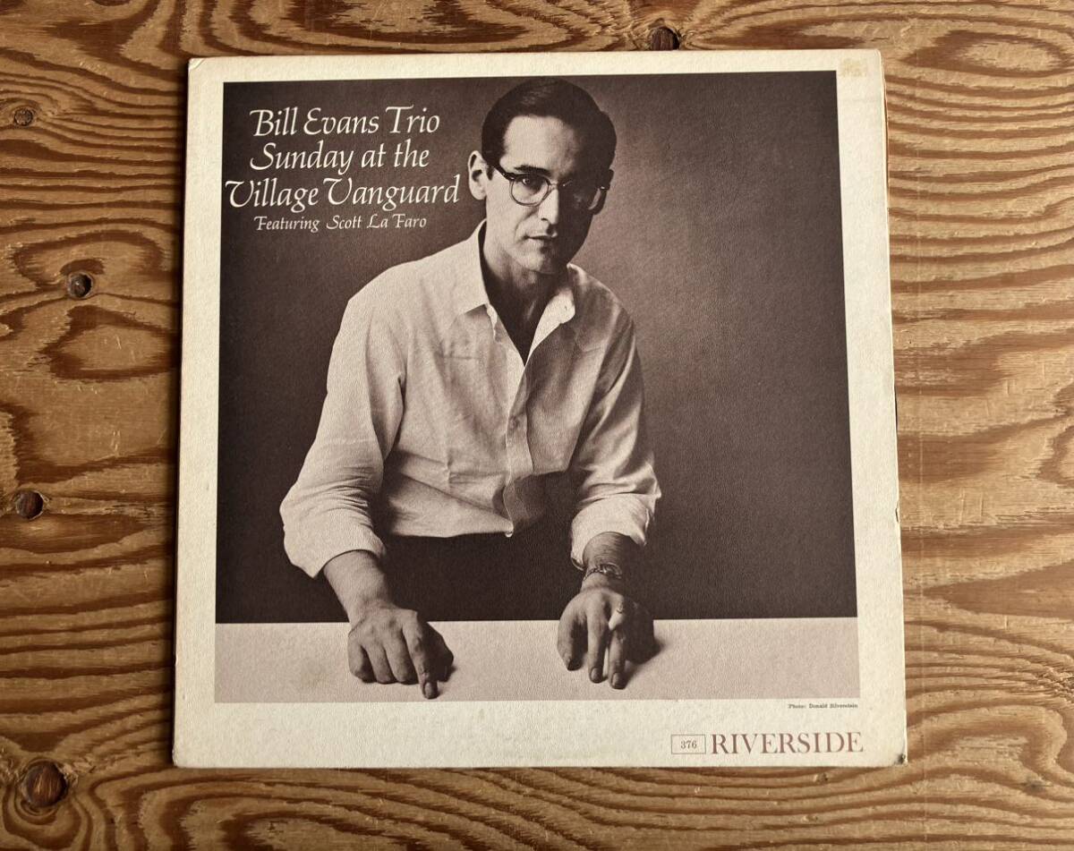 希少 mono 美品 Bill Evans trio Sunday at the village vanguard RLP-376 Riverside ビル エヴァンス スコット ラファロの画像1