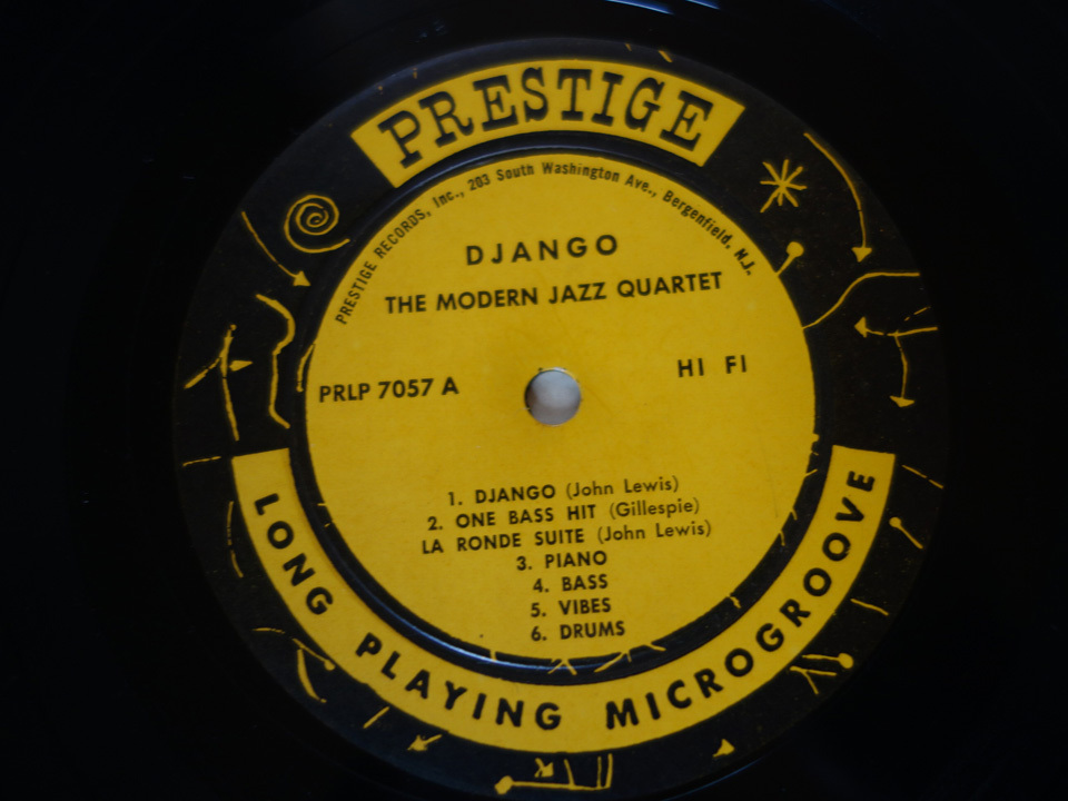 米 / 両溝 / MONO / 手書きRVG / The Modern Jazz Quartet / Django / PRLP 7057（Prestige）_画像3