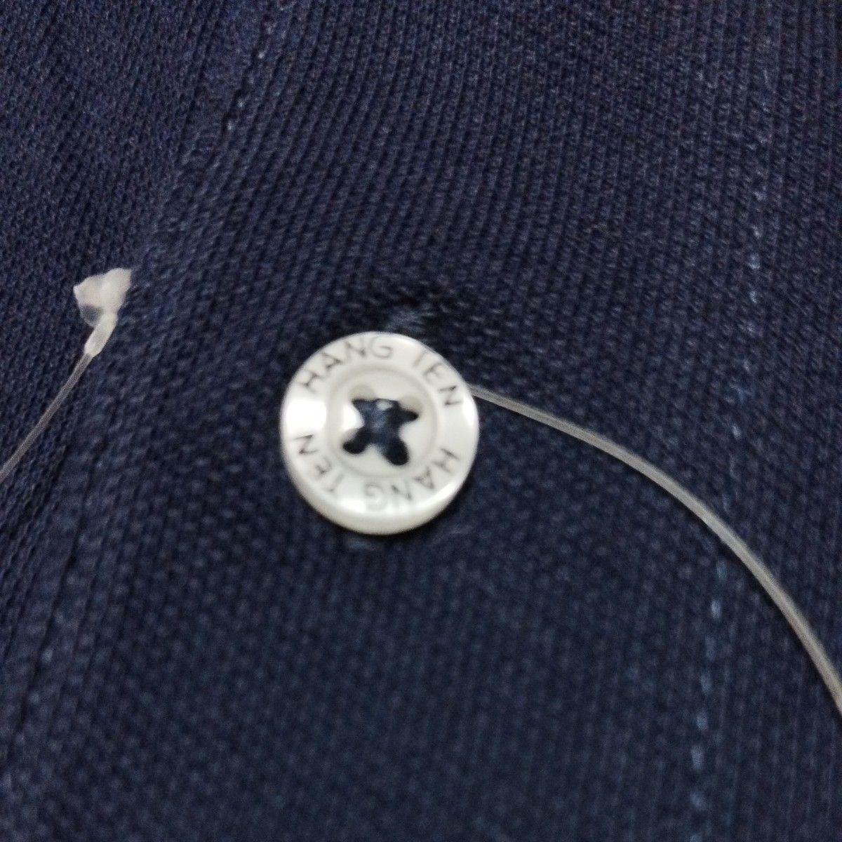 ▼1361　ハンテン　HANGTEN 半袖ポロシャツ LLサイズ 濃紺   未使用新品　タグ付　　