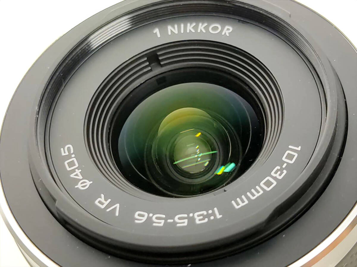 〓 ミラーレス一眼カメラ Nikon 1 J2 ダブルズームキット ニコン ホワイト デジカメ εの画像7