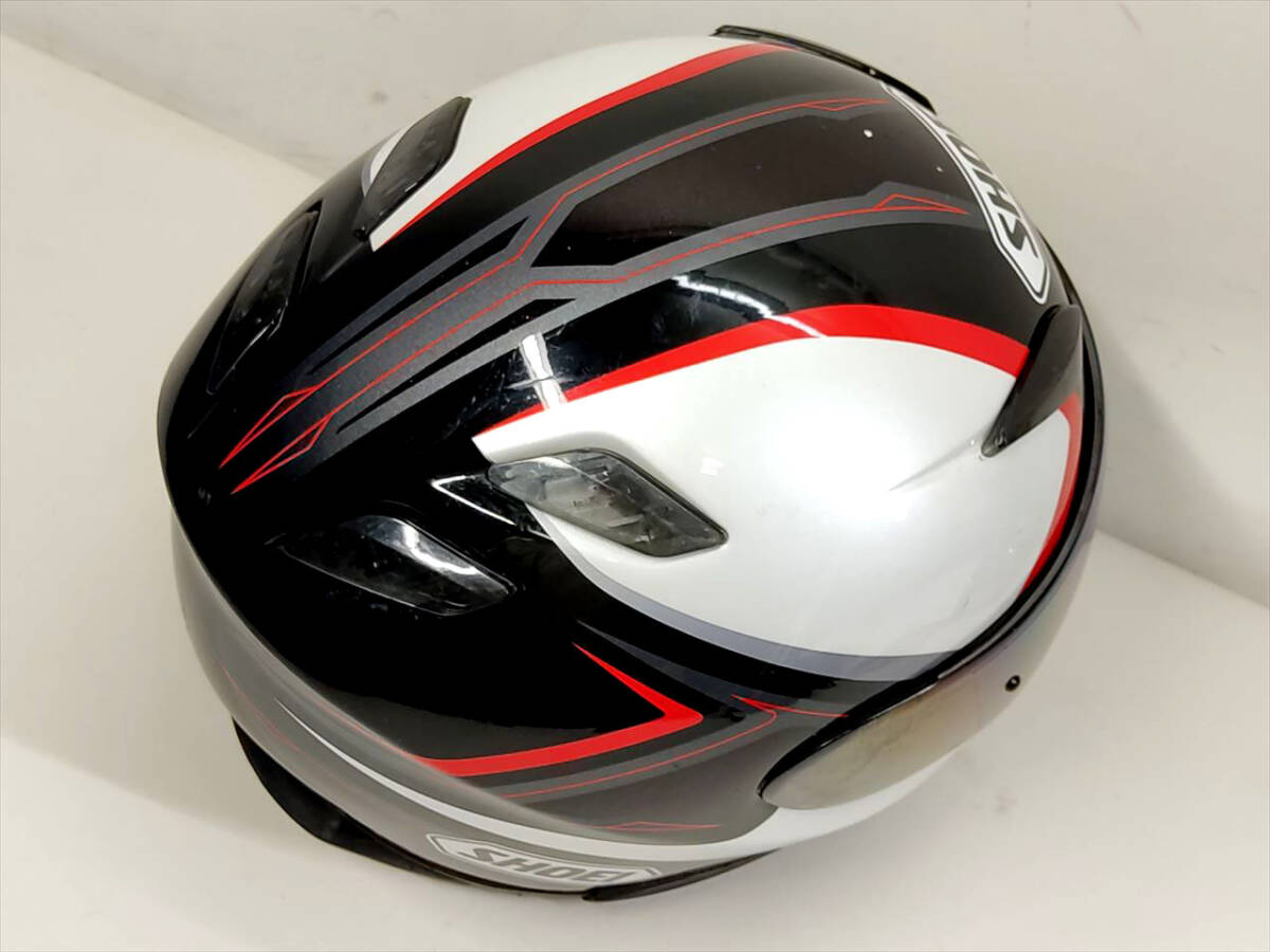 〓 6) SHOEI/ショウエイ フルフェイスヘルメット XR-1100 59cm 要リペア L 2012年製 εの画像5