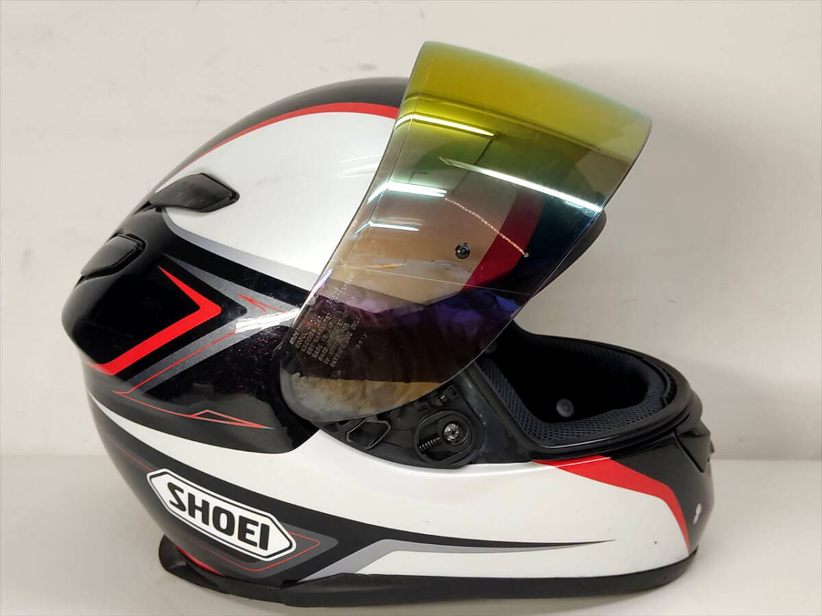 〓 6) SHOEI/ショウエイ フルフェイスヘルメット XR-1100 59cm 要リペア L 2012年製 εの画像4
