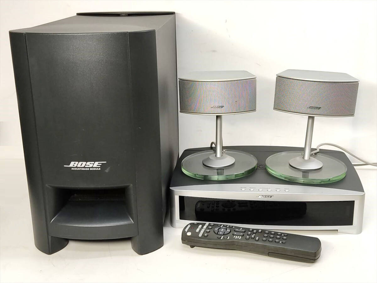 〓 1) BOSE PS3-2-1 GS Series II 2.1chサラウンドシステム リモコン付き CD/DVD/FM/AMほか ボーズ ε_画像1