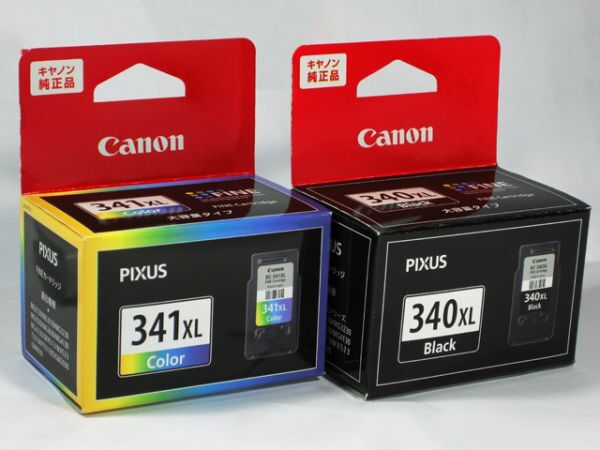 ■ Canon プリンターインク大容量タイプカートリッジセット BC-341XL ＆ BC-340XL (黒箱)の画像1