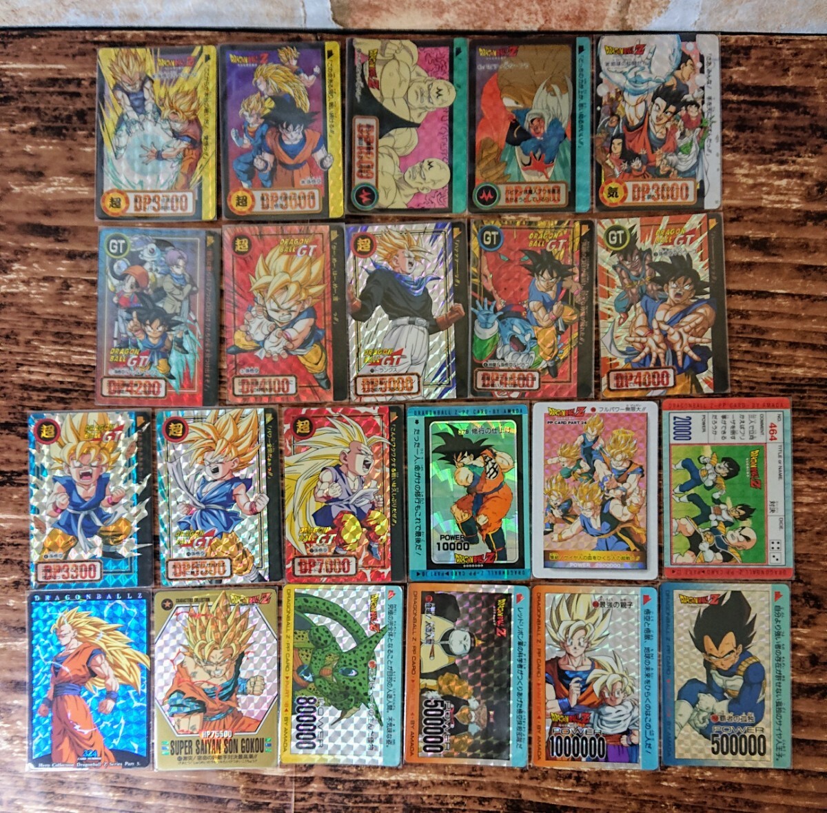 ドラゴンボール カードダス アマダ キラ カード 大量 まとめ売り 正規品 50枚_画像6