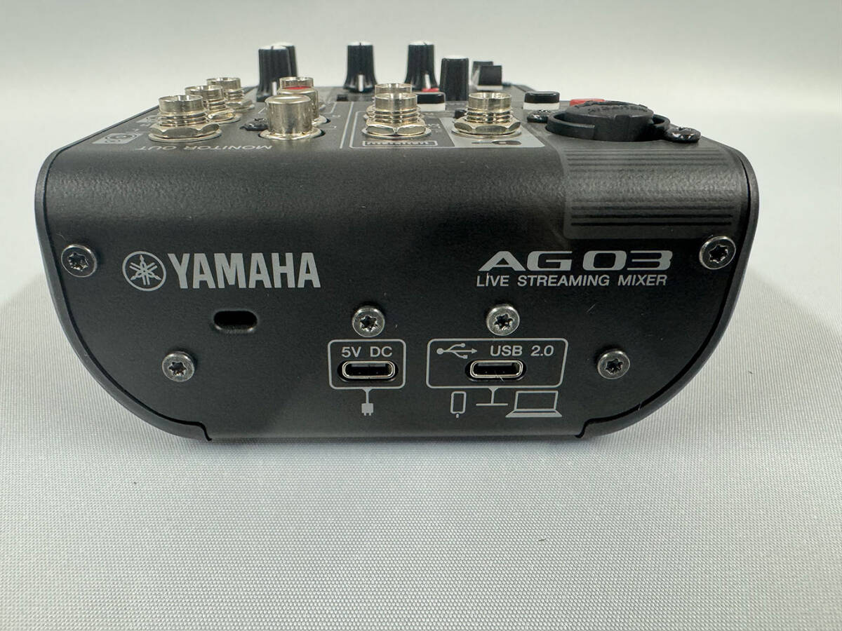 【中古美品】YAMAHA ヤマハ ライブストリーミングミキサー AG03MK2 _画像5