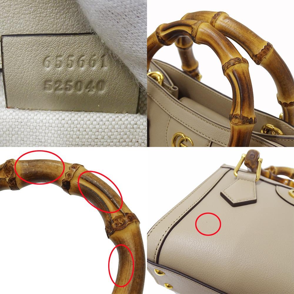  Gucci GUCCI сумка женский бренд Diana bamboo ручная сумочка сумка на плечо 2way Mini большая сумка серый ju655661