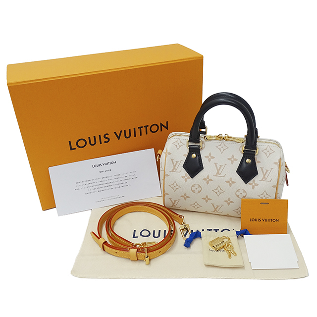 ルイ・ヴィトン LOUIS VUITTON バッグ モノグラムデュンヌ レディース ハンドバッグ ショルダーバッグ スピーディバンドリエール20 白_画像5