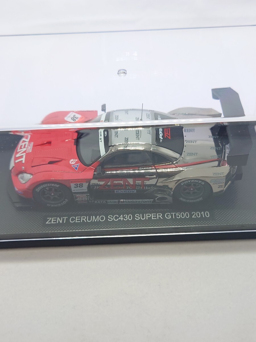 エブロ 1/43 ゼントセルモ SC430 GT500 2010 ありがとうエブロ 開封済みの画像7