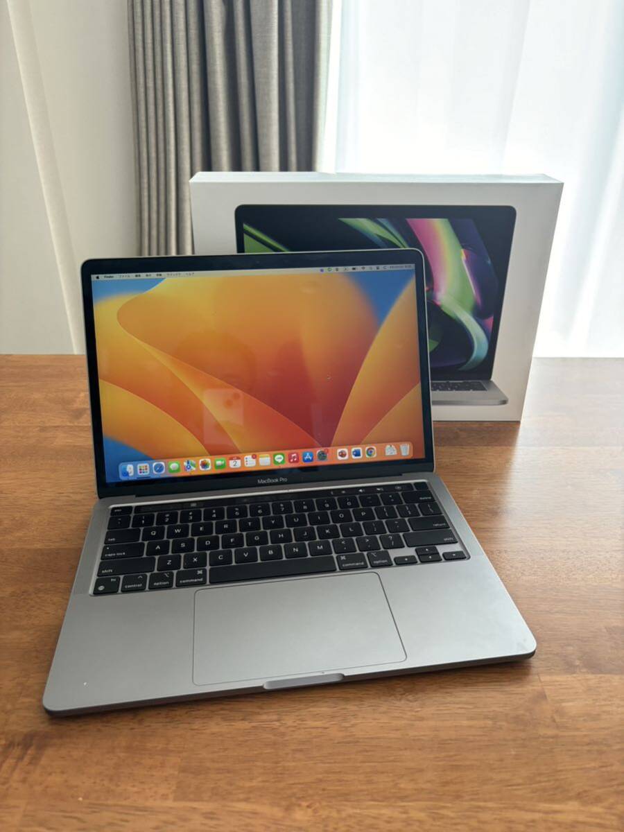 Apple Macbook Pro 13-inch M2 512GB 16GBメモリ スペースグレイ 充放電回数18回の画像1