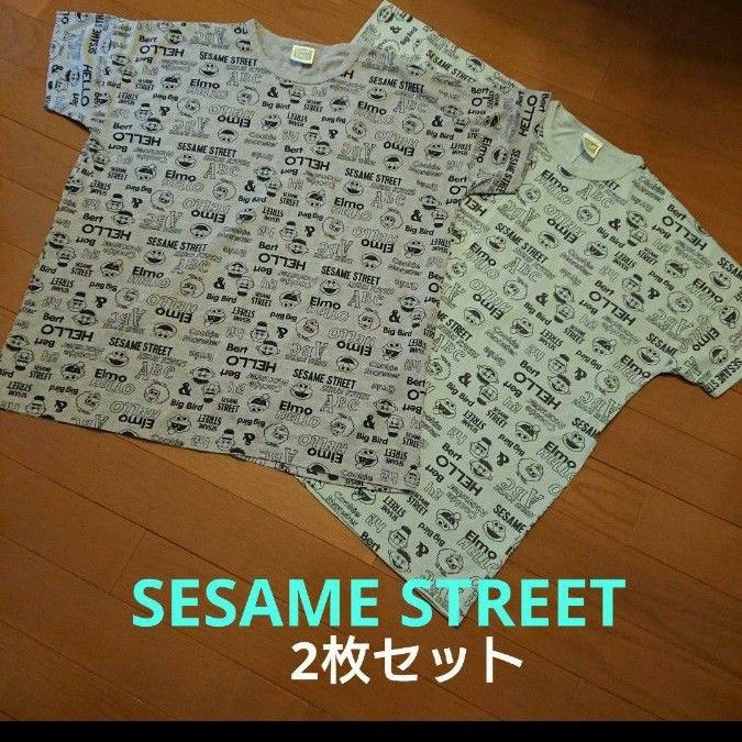 セサミストリート Tシャツ  2枚セット メンズ