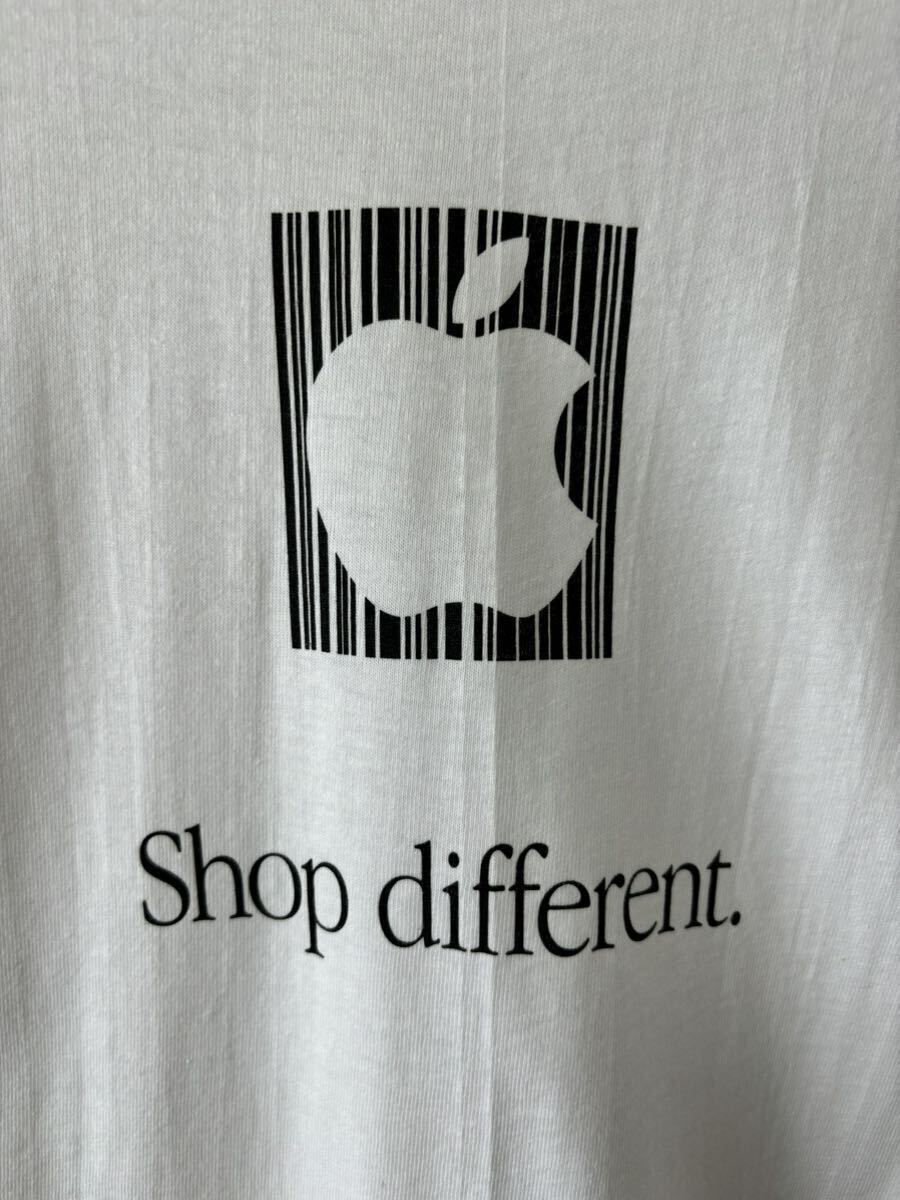 90's XL APPLE VINTAGE TEE アップル コンピュータ ビンテージ 企業 プロモーション プリント 半袖 Tシャツ 白 IBM MAXELL GOOGLE USA製の画像6