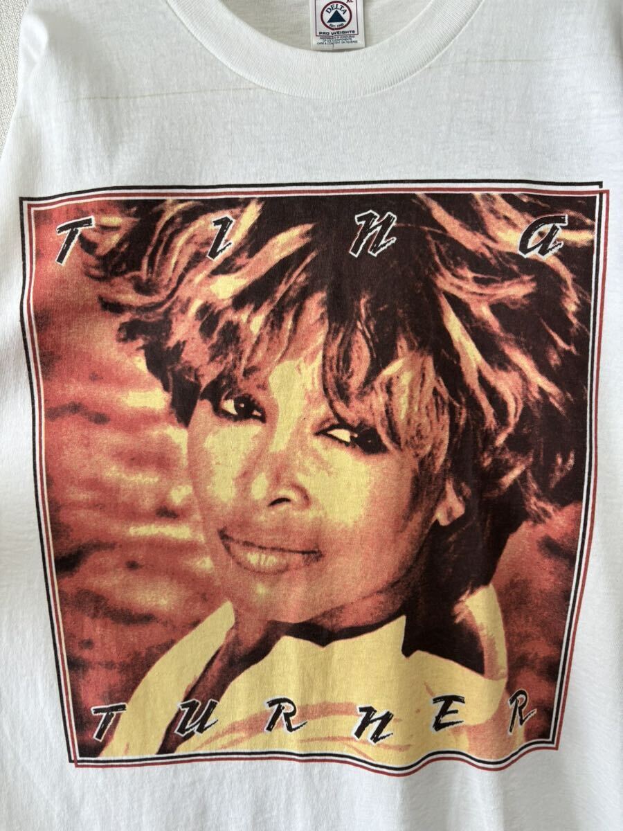 90's XL DEAD STOCK TINA TURNER TOUR TEE ティナターナー ビンテージ ライブ バンド Tシャツ jerry lorenzo bjork madonna sade USA製_画像7