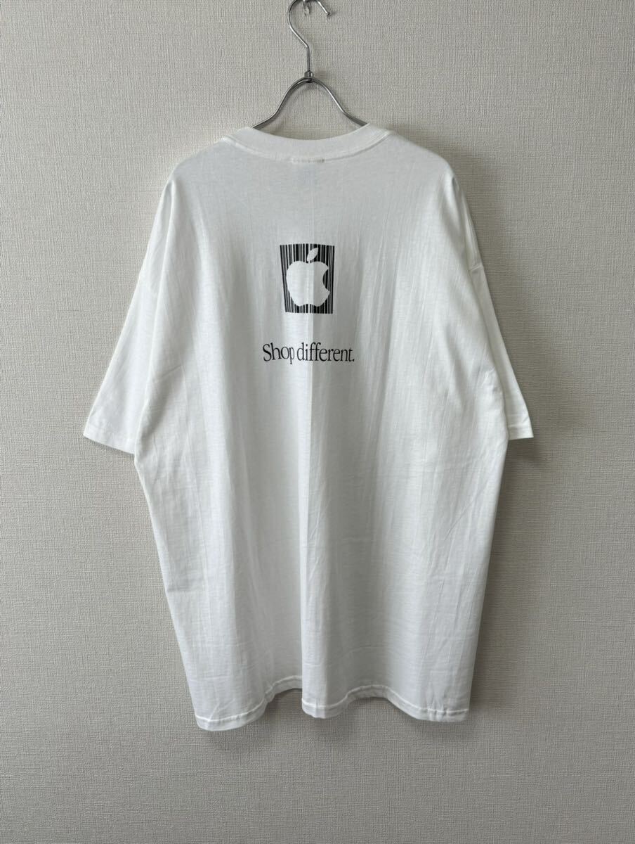 90's XL APPLE VINTAGE TEE アップル コンピュータ ビンテージ 企業 プロモーション プリント 半袖 Tシャツ 白 IBM MAXELL GOOGLE USA製の画像5