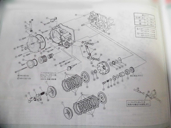 モンキー・AB27・デイトナ・2次側 クラッチキット (4ディスク・ゴリラ_画像10