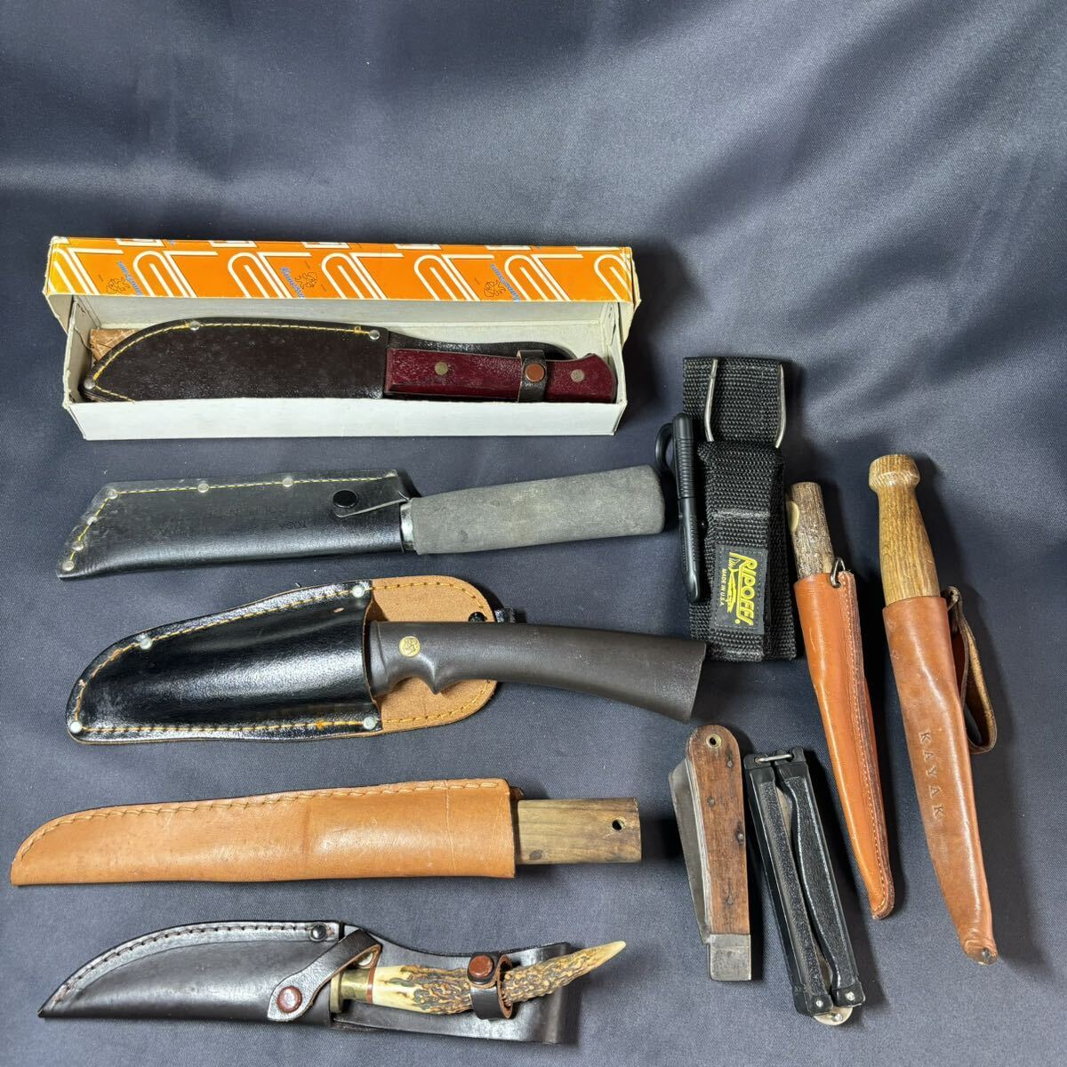 ナイフ まとめ売り10点 キャンプ サバイバルナイフ アウトドア用品 の画像1