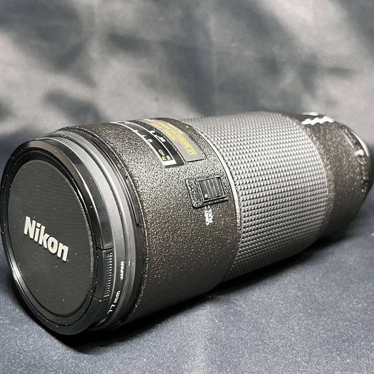 Nikon ニコン ED AF NIKKOR 80-200mm 1:2.8 D カメラレンズ/Nikon HB-7 レンズフード レンズキャップ付き 美品の画像3
