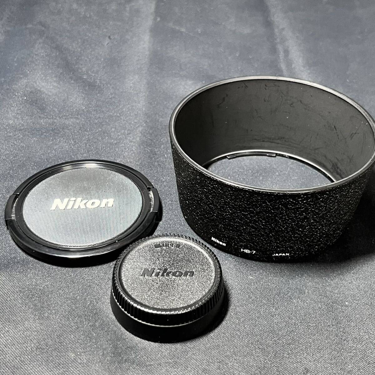 Nikon ニコン ED AF NIKKOR 80-200mm 1:2.8 D カメラレンズ/Nikon HB-7 レンズフード レンズキャップ付き 美品の画像10