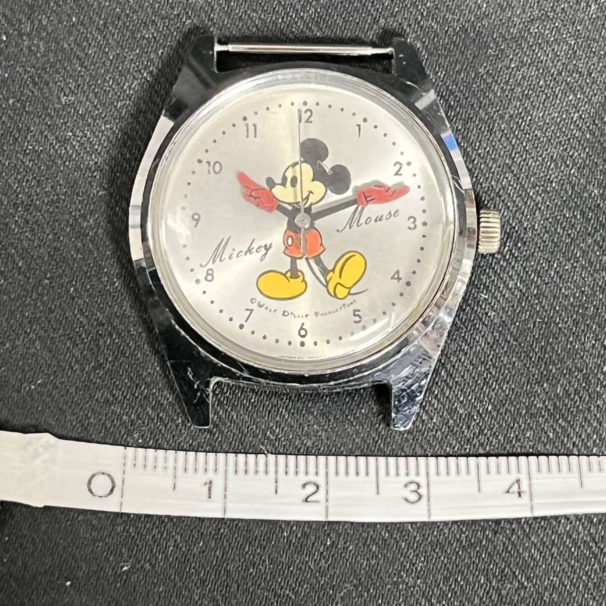 ミッキーマウス 手巻き メンズ腕時計 5000-7000 日本製 ヴィンテージ 動作品 希少の画像5