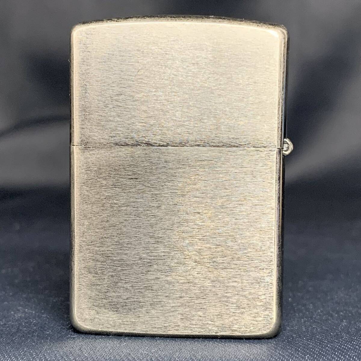 ZIPPO ジッポー 1987年製 オイルライター windproof lighter シルバーカラー 斜字体 喫煙具 ヴィンテージ の画像3