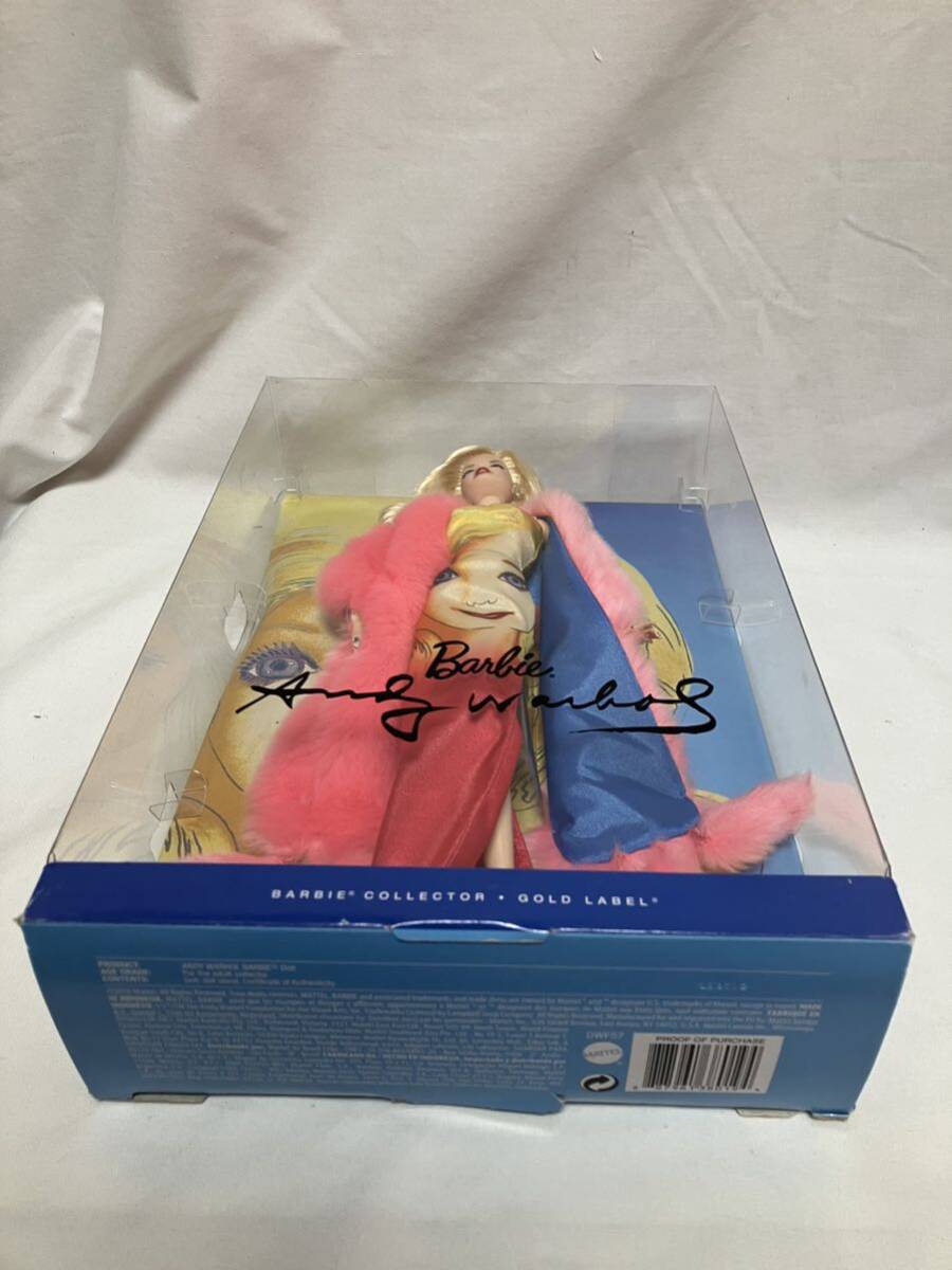 バービー ゴールドラベル アンディーウォーホルコラボ 未開封 Barbie 人形 フィギュア 限定の画像2