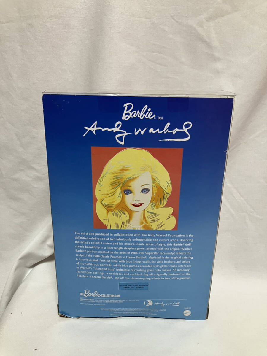 バービー ゴールドラベル アンディーウォーホルコラボ 未開封 Barbie 人形 フィギュア 限定の画像5