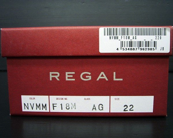 《大関質店》REGAL リーガル パンプス F18M NVMM ネイビー サイズ22cm 未使用_画像9