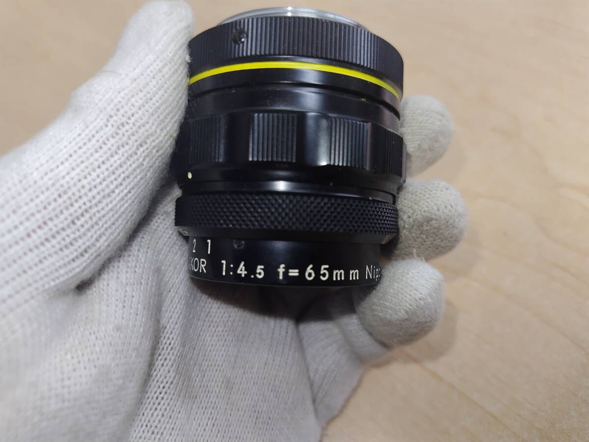 [交換レンズ]NIPPON KOGAKU/ニコン MACRO-NIKKOR 1：4.5 f=65mm ライカL39スクリューマウント？[中古使用品]_画像5