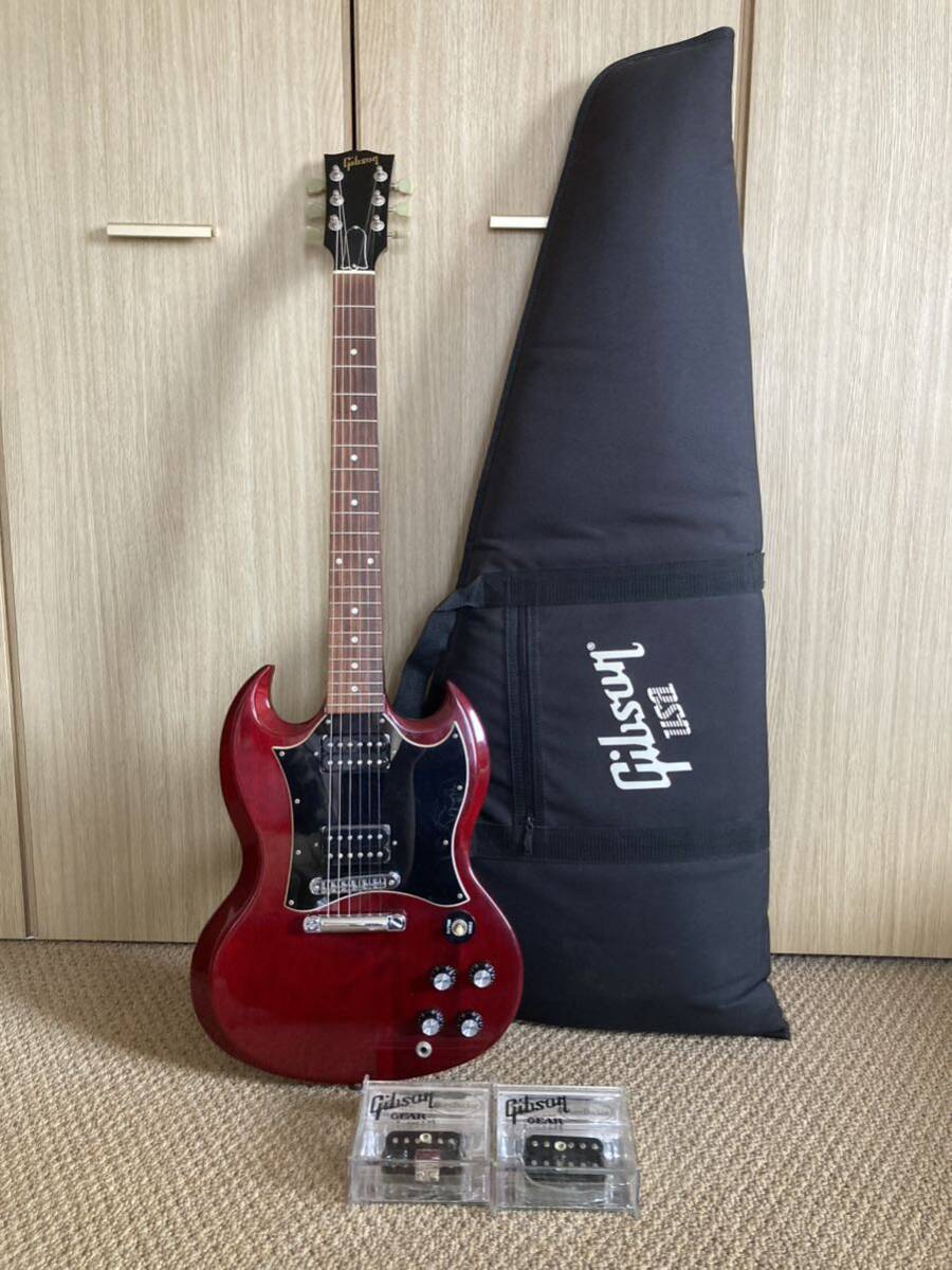 Gibson SG Special 06年製 WR バーストバッカーPUおまけ付きの画像1
