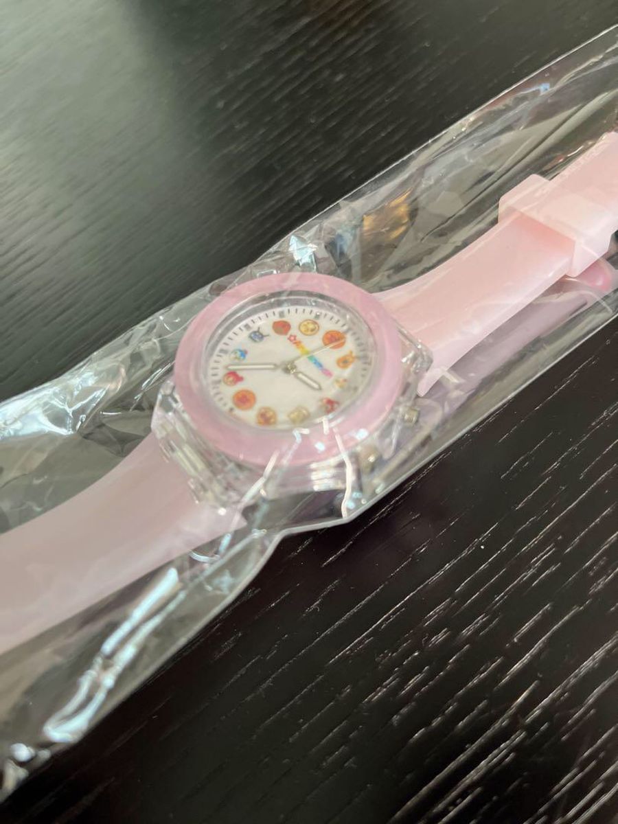 【新品】 アンパンマン 子ども腕時計 ピンク色