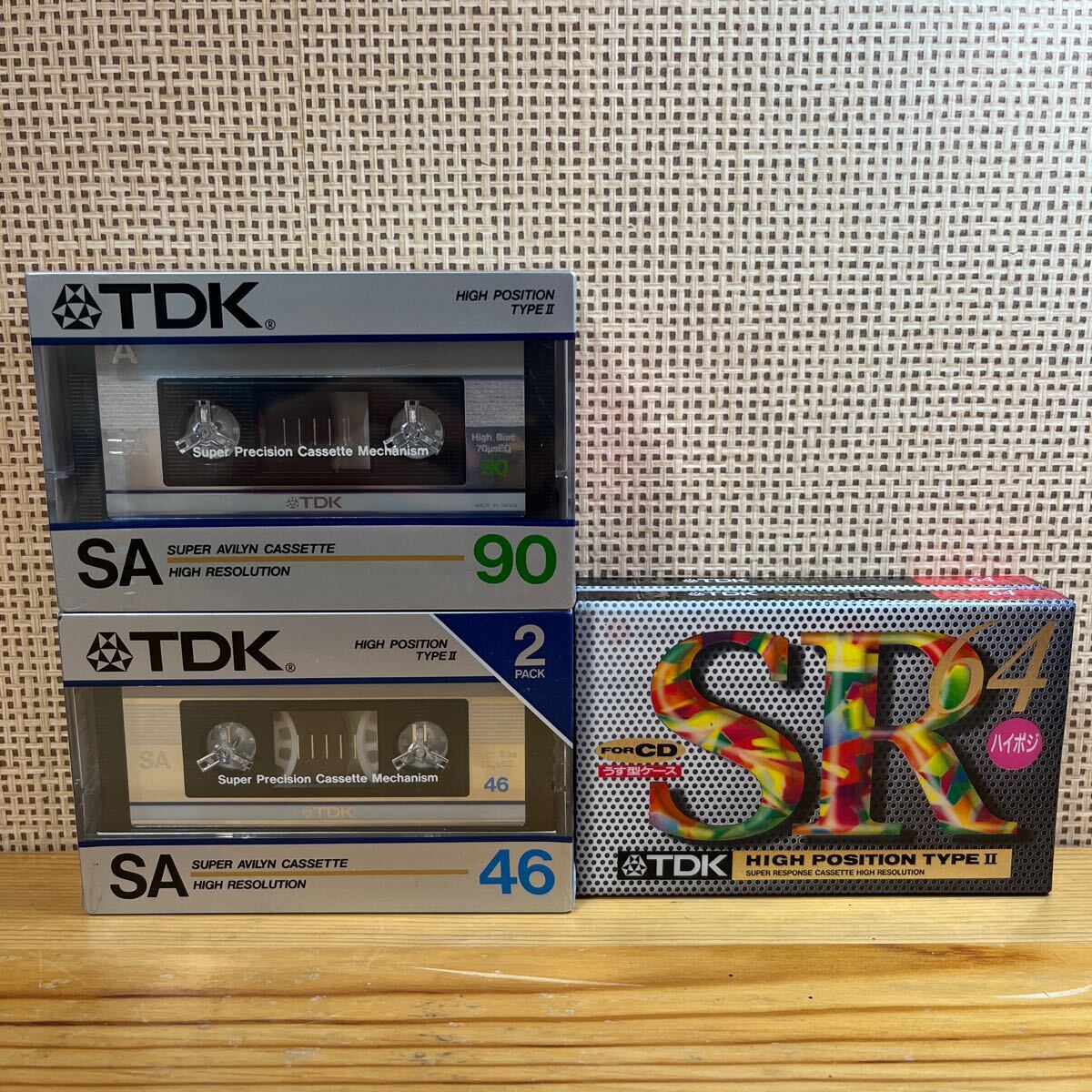 新品★カセットテープ TDK ハイポジ 6本まとめて u826の画像2