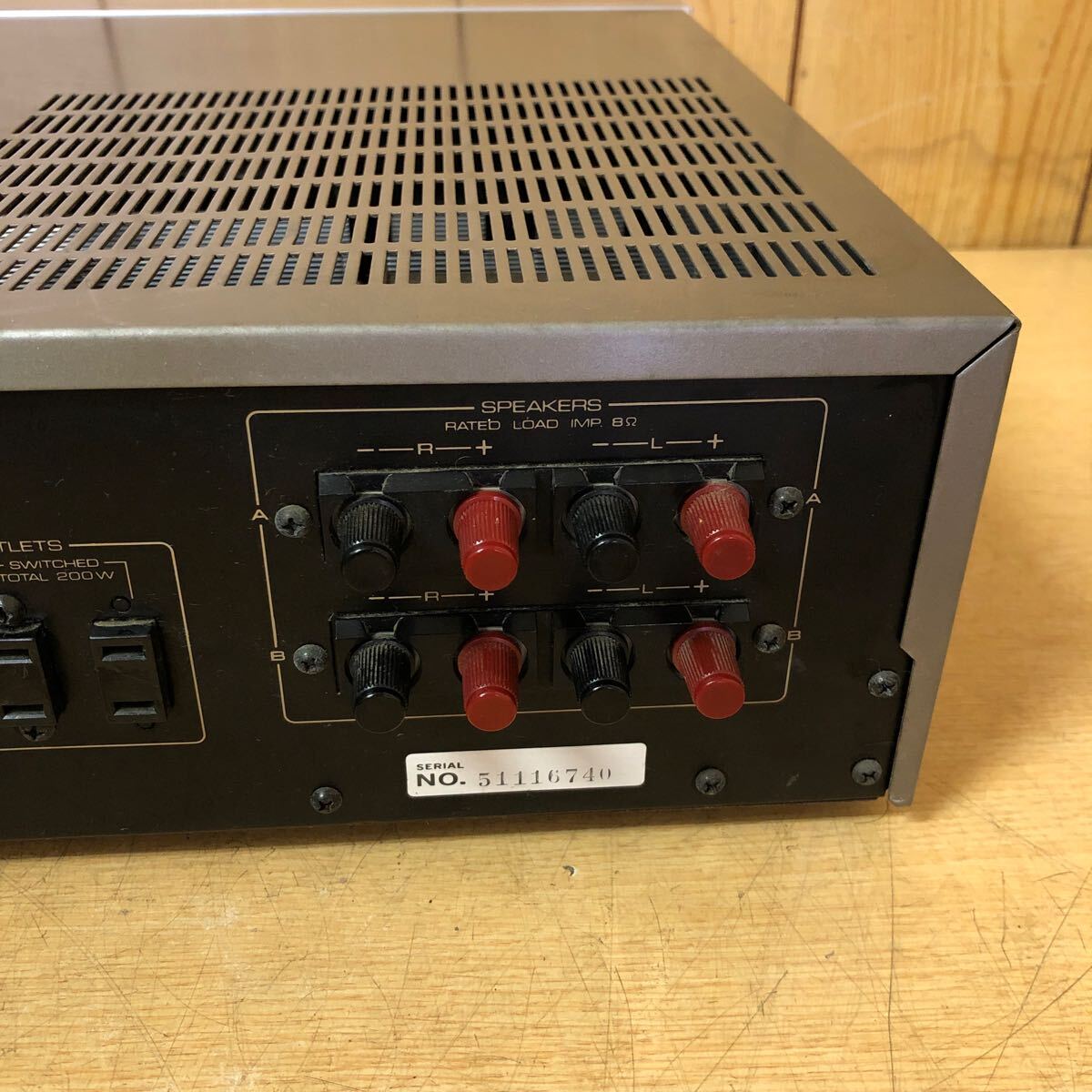 ONKYO オンキョー A-815D 現状品 _画像6