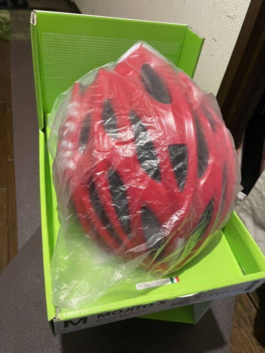 KASK mojhito X 赤/白 サイズM 52cm〜58cmの画像6