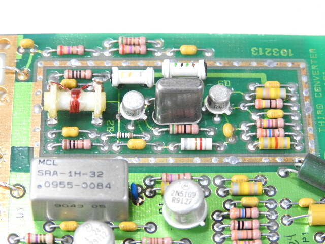 [HP micro wave ]HP8568B removal A20/THIRD CONVERTER basis board MCL/SRA-1H-32(Mixer) 280MHzCRYSTAL OSC,AMP +15V operation unknown taking out present condition junk 