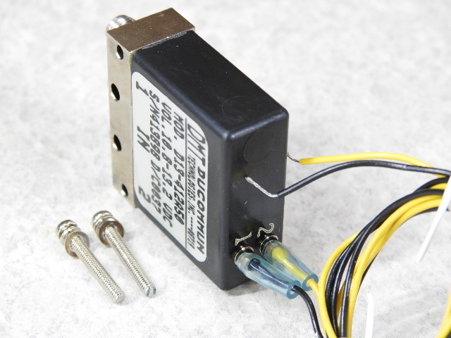 【HPマイクロ波】米国Ducommun社 Microwave Coaxial Switch D13-412A50 DC-22GHz SMA DC12V Fail-safe 導通確認済 特性未確 現状ジャンク品_画像6
