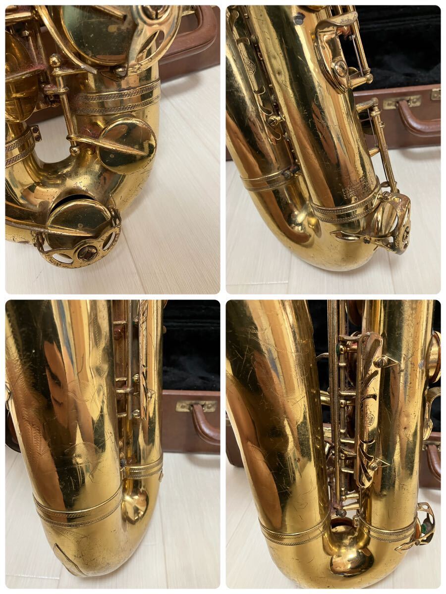 HENRI SELMER／ヘンリーセルマー アルトサックス BREV-SGDG-920653 シリアル11万番台 フランス製 1964年 MARK6？ハードケース付 の画像4