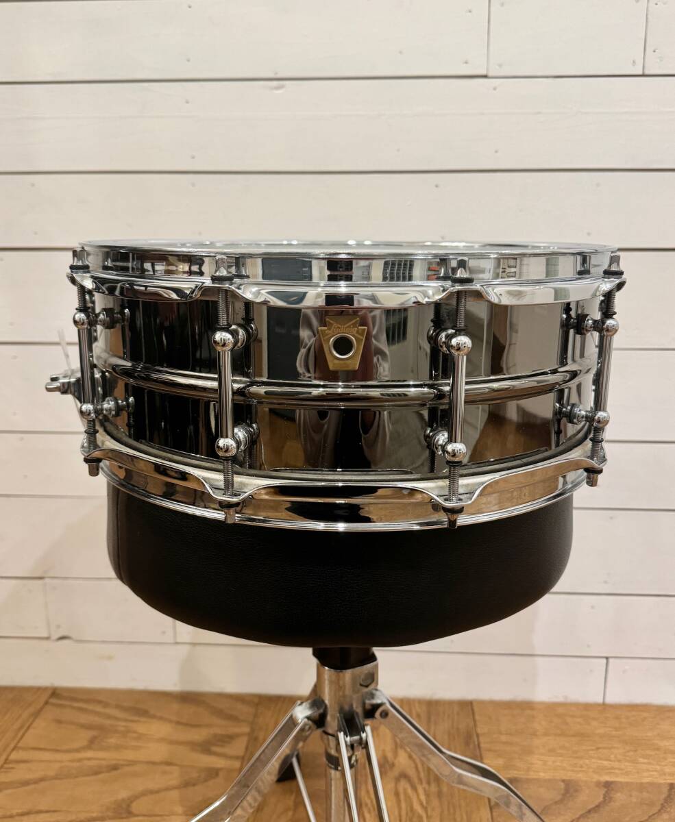 ☆希少 Ludwig LB416T Black Beauty Tube Lug 仕様 14x5 ブラックビューティー スネアの画像1