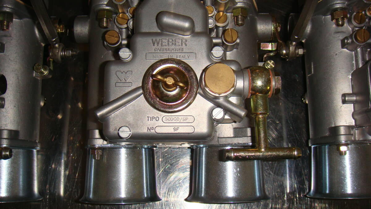 WEBER ウェーバー 50φ MADE IN ITALY L6KIT L型 ハコスカ KGC10 GC10 S30Z 240ZG S130Z L28フルチューン L28改3,0 3,1 3,2 などにどうぞ　