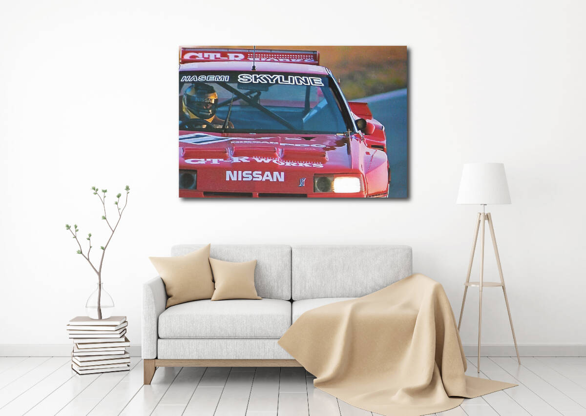 新品 スカイライン スーパーシルエット RS ターボ タペストリー ポスター /107/ 映画ポスター 壁 ガレージ装飾 トミカスカイラインターボの画像2