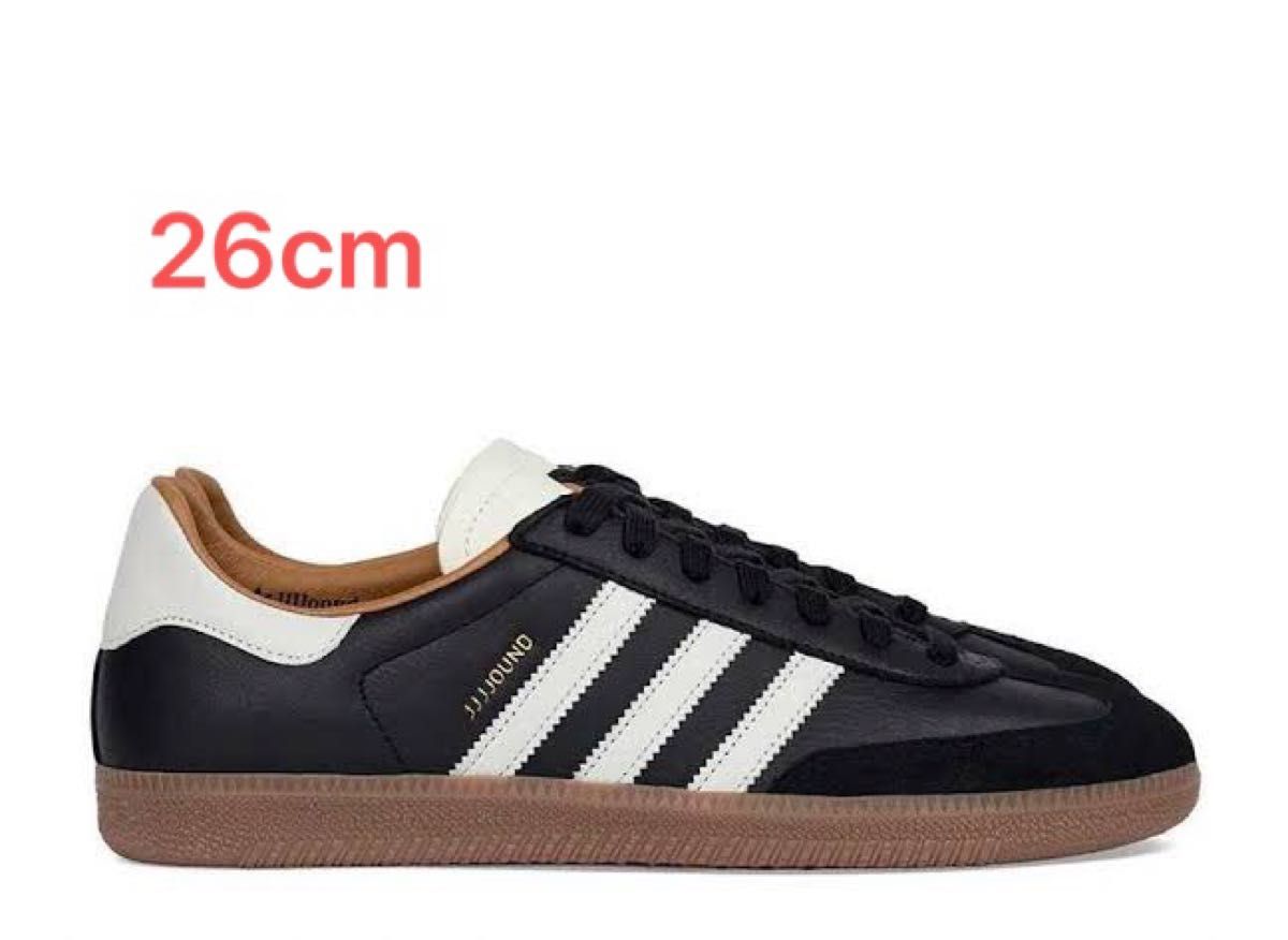 JJJJound adidas Samba OG "Core Black/Off White/Gum" 26cm ID8707