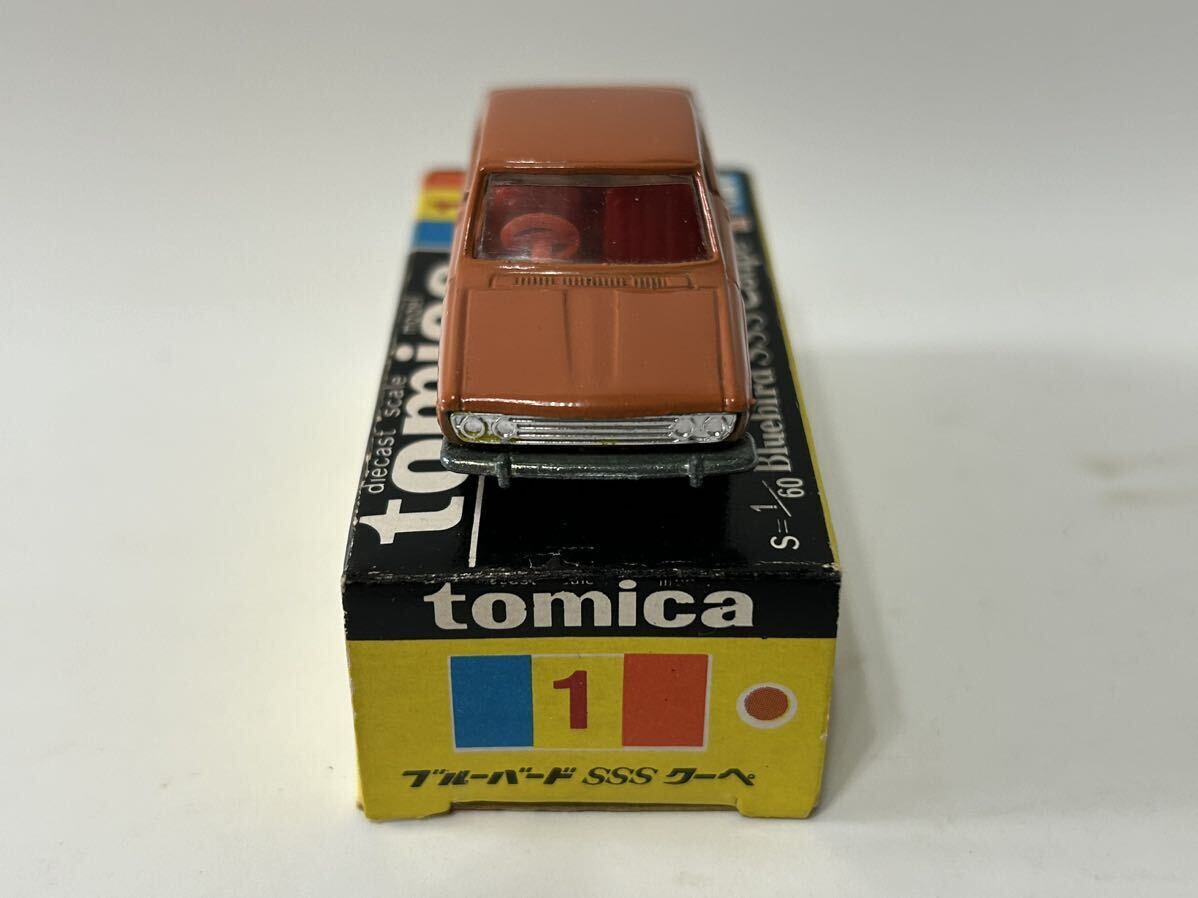 トミカ 黒箱 ブルーバード SSS クーペ No.1-1-3 1Aホイール 茶色指定箱 日本製