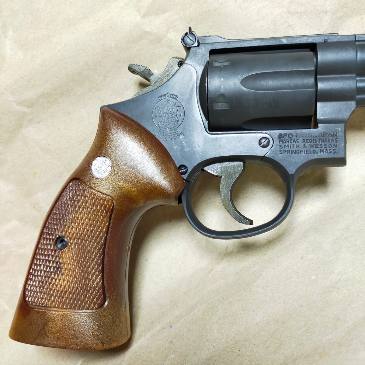 【未発火・ローダー付属】 HWS ハートフォード S&W M19 6インチモデル モデルガン_画像7