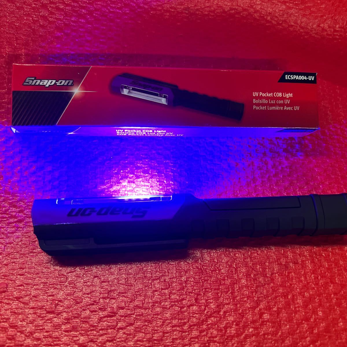 スナップオン Snap-on ECSPA004-UV ディアルポケットUVペンライト　UV445nm UV400nm_画像2